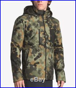 The North Face Mens Apex Elevation Green Macrofleck Camo Jacket Hoodie Sz M L XL