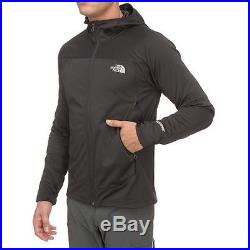 The North Face Mens Cipher Hybrid Hoodie Jacket Gore windstopper coat Black NEW