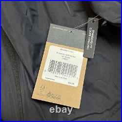 The North Face Mens Large Antora Rain Hoodie Jacket Black NEW WITH TAGS