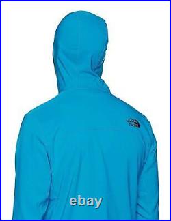The North Face Mens Nimble Softshell Hoodie in Blue XL