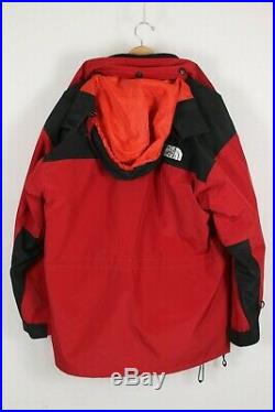 The North Face Mens Red Gore-Tex 2-in-1 Full Zip Snow Hoodie Jacket Sz XL