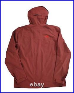 The North Face Mens Soft Shell Hoody Jacket Barolo Red Men's Size XL New