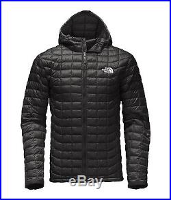 The North Face Mens Thermoball Hooded Jacket Insulated Hoodie Black Size S New