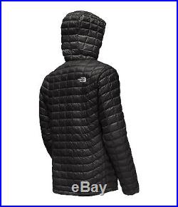 The North Face Mens Thermoball Hooded Jacket Insulated Hoodie Black Size S New
