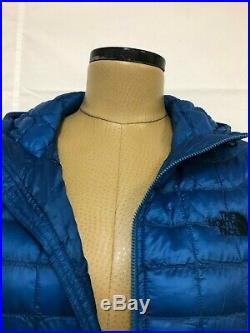The North Face Mens Thermoball Hoodie Banff blue Large