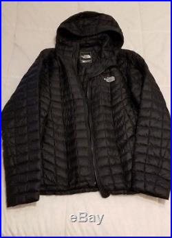 The North Face Mens Thermoball Hoodie Jacket Black TNF Large