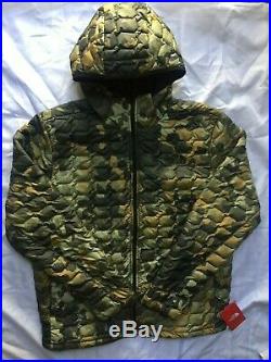 The North Face Mens Thermoball Hoodie Jacket Slim Fit Macrofleck Camo Sz M L XL