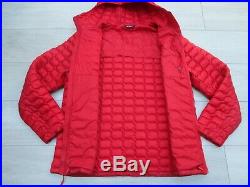 The North Face Mens Thermoball Hoodie Primaloft Jacket XL Red Padded Insulated