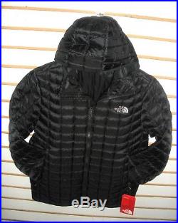 The North Face Mens Thermoball Hoody Insulated Jacket- A39n- Tnf Black Matte