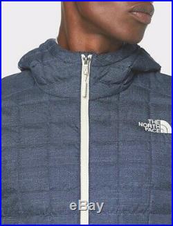 The North Face Mens Thermoball Hybrid Hoodie Fleece Thb Gl Hde Size Large BNWT