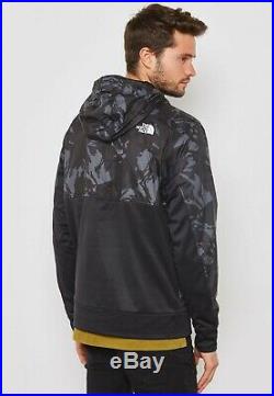 The North Face Mens Train Logo Overlay Full-Zip Hoodie Camo Print- Size XS