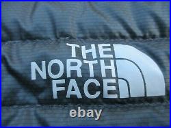 The North Face Mens Verto Prima Micro Hoodie Jacket 800 Down Hybrid M Black Grey