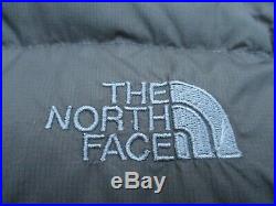 The North Face Mens West Peak Hooded Down Jacket 700 L Black Nuptse