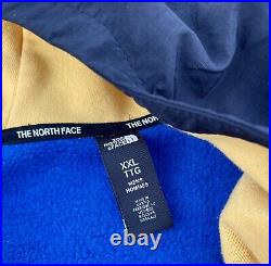 The North Face Pullover Hoodie Sweatshirt Half Zip XXL YELLOW BLACK