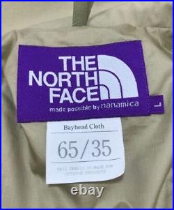 The North Face Purple Label 65/35 Mountain Hoodie Beige Polyester Size L Used