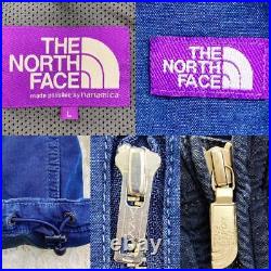 The North Face Purple Label Indigo Mountain Field Hoodie Cotton Size L Used