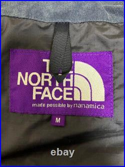 The North Face Purple Label Mountain Hoodie Men Color Indigo Cotton Size L Used