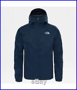 The North Face Quest hooded waterproof shell Jacket TNF Navy Blue Coat Black