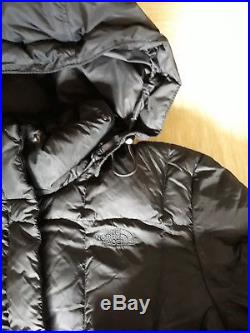 The North Face Rrp £290 Metropolis Goose Down Parka Coat L Hooded Puffa Padded