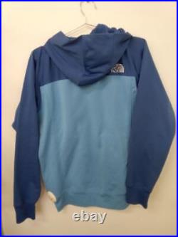 The North Face Saxophone Blue Full Zip Up Sweat Hoodie
