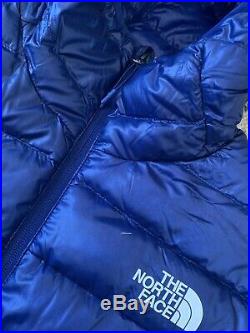 The North Face Sierra Peak 800-Fill Down Hoodie Jacket Men's Large $279.00 Blue