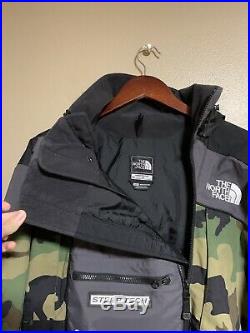 The North Face Steep Tech Camo Jacket Limited Edition Mens Rare Army Hood Large