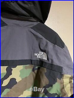 The North Face Steep Tech Camo Jacket Limited Edition Mens Rare Army Hood Large