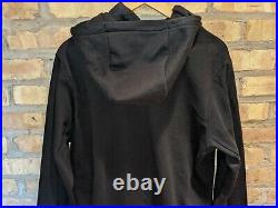 The North Face Steep Tech Logo Hoodie Black Hooded Sweatshirt Unisex Size Medium