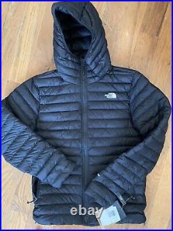 The North Face Stretch Down Hoodie Jacket Men's Small $280.00 Black