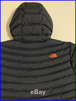 The North Face Stretch Down Hoodie Mens Jacket Blue Slim Fit $249