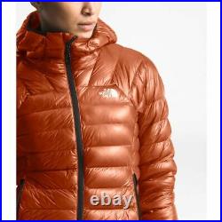 The North Face Summit L3 Down Hoodie Jacket Women's Small $375.00 Orange
