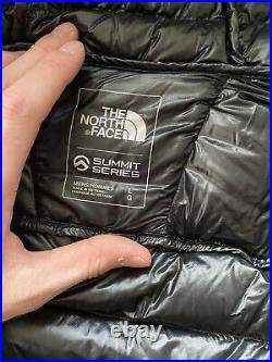 The North Face Summit Series Down Hoodie Jacket Black Large Mens