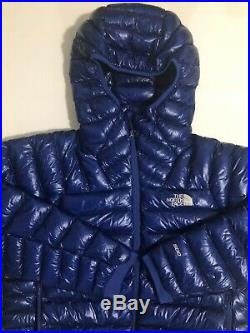 The North Face Summit Series L3 800 Down Hoodie Mens Jacket Blue Slim Fit XL