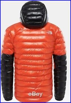 The North Face Summit Series L3 800 Down Hoodie Mens Jacket Red/Black Slim Fit