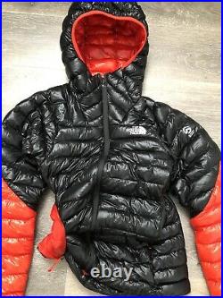 The North Face Summit Series L3 Down Hoodie Jacket Red Black Small Mens Hooded