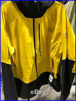 The North Face Summit Series L4 Windstopper Hoodie Jacket Yellow Mens XL NEW