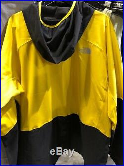 The North Face Summit Series L4 Windstopper Hoodie Jacket Yellow Mens XL NEW