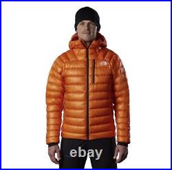 The North Face TNF 800 Fill Pro Down Summit Series Orange Hoodie Jacket