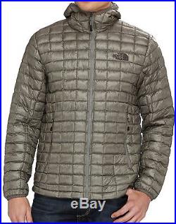 The North Face ThermoBall Hoodie Jacket Mens 2XL XXL Pache Grey New w Tags $220