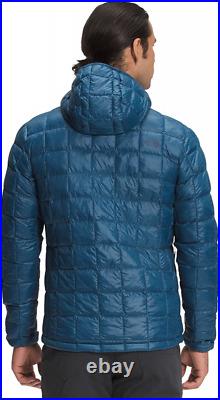 The North Face ThermoBall Hoodie Puffer Jacket Blue Men's coat Small NWT M ECO