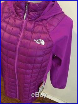 The North Face ThermoBall Hybrid Hoodie Purple Women's 2015 NWT