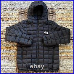 The North Face Thermoball Eco Hoodie Black Quilted Puffer Jacket Women's Medium