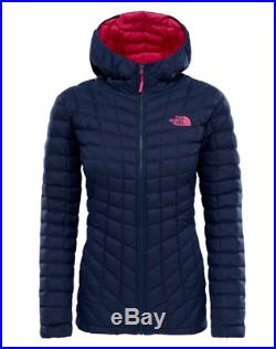 The North Face Thermoball Hoodie Women's Insulated Jacket Navy Size M UK 12