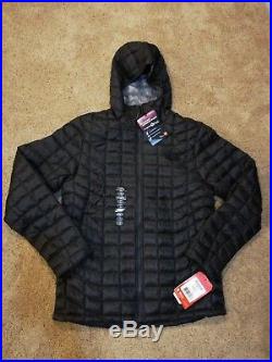 The North Face Thermoball Insulated Jacket Coat Hoodie Asphalt/Grey men medium M