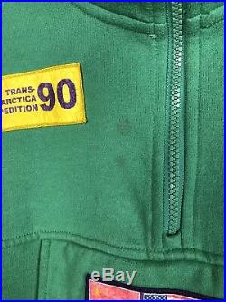 The North Face Trans Antarctica Expedition 1990 Hoodie Vintage Size Medium Green
