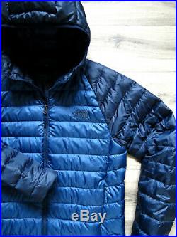 The North Face Trevail Hoodie Men's 800 Down Filled Jacket M RRP£220 Coat Blue