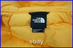 The North Face Woman's Hyalite Down Hoodie Jacket Puffer Yellow Size Small