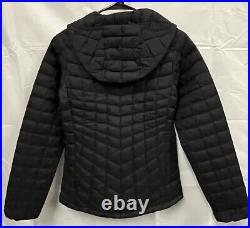 The North Face Women's Thermoball Hoodie Jacket Black Matte, X-Small NWT