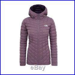 The North Face Women's Thermoball Hoodie Jacket Coat Eggplant Purple XL