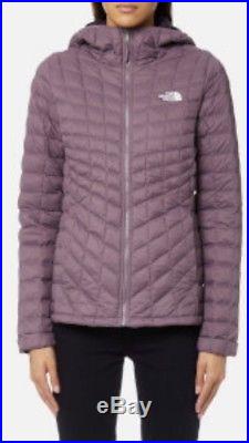 The North Face Women's Thermoball Hoodie Jacket Medium Black Plum NWT